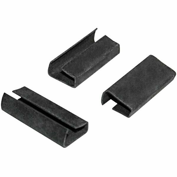 Lavex 1/2'' Heavy-Duty Serrated Micro-Grit Seal for Poly Strapping, 1000PK 442P12PS3